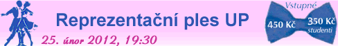 Reprezenta�n� ples Univerzity Palack�ho. 25. �nor 2012, 19:30